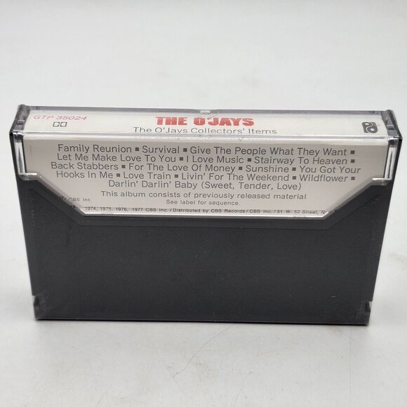 The O'Jays Collectors' Items Cassette 1977 CBS Records GTP 35024 Sealed - Picture 2 of 3